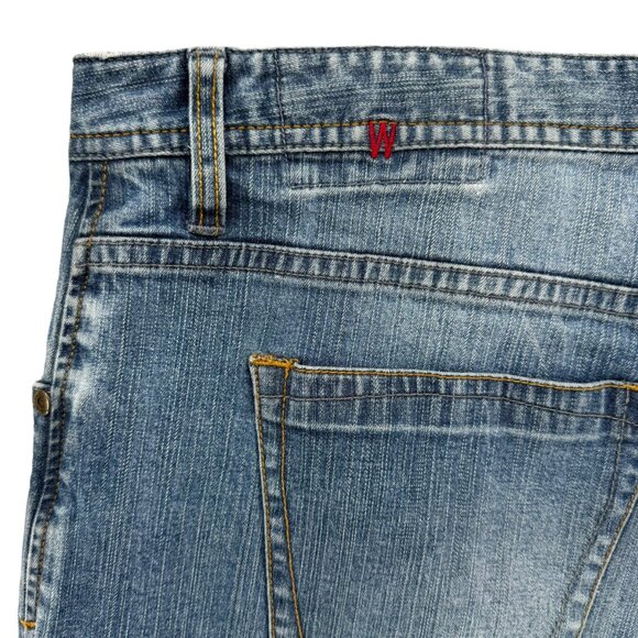 Well Worn Straight Fit Jeans Mens Blue M052-144M Cotton Denim Size 36x32 - Picture 9 of 13